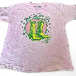 Johnny Cash I Walk the Line Tee - Size XL